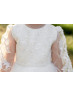 Ivory Fabulous Long Sleeves Flower Girl Dress Infant Dress